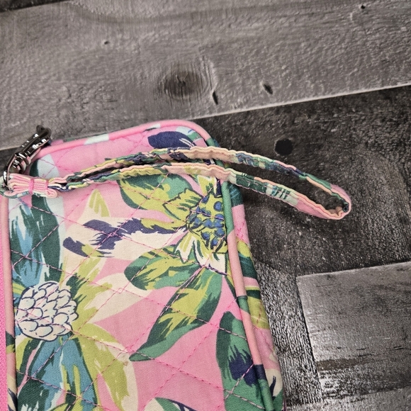 vera bradley floral pink wristlet wallet - Picture 3 of 8